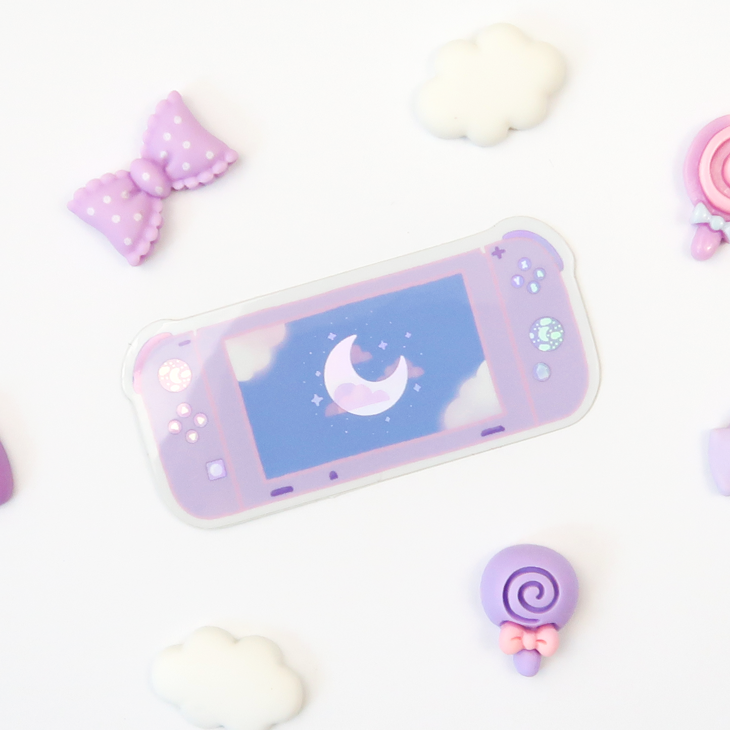 Gaming Console Holographic Vinyl Sticker