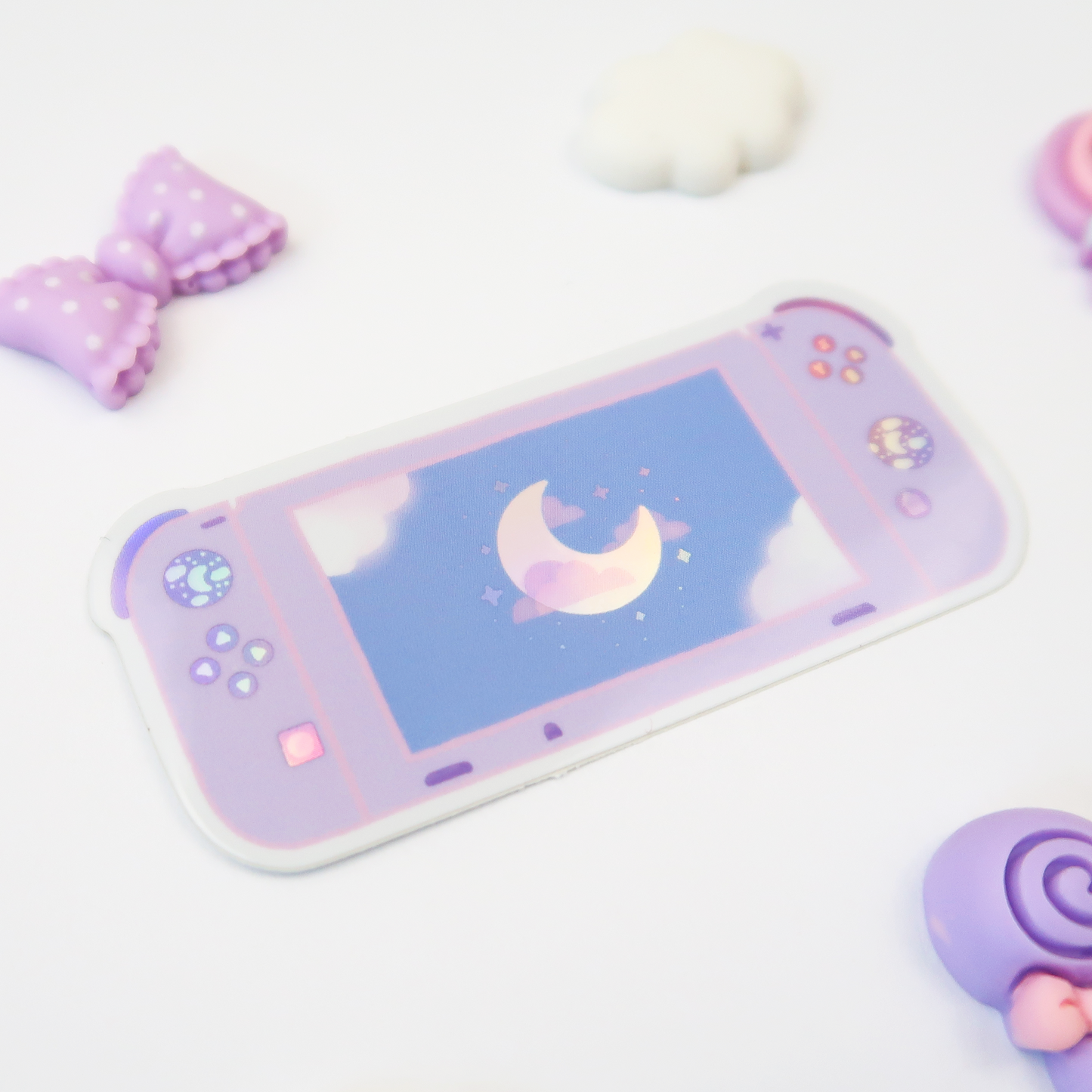 Gaming Console Holographic Vinyl Sticker
