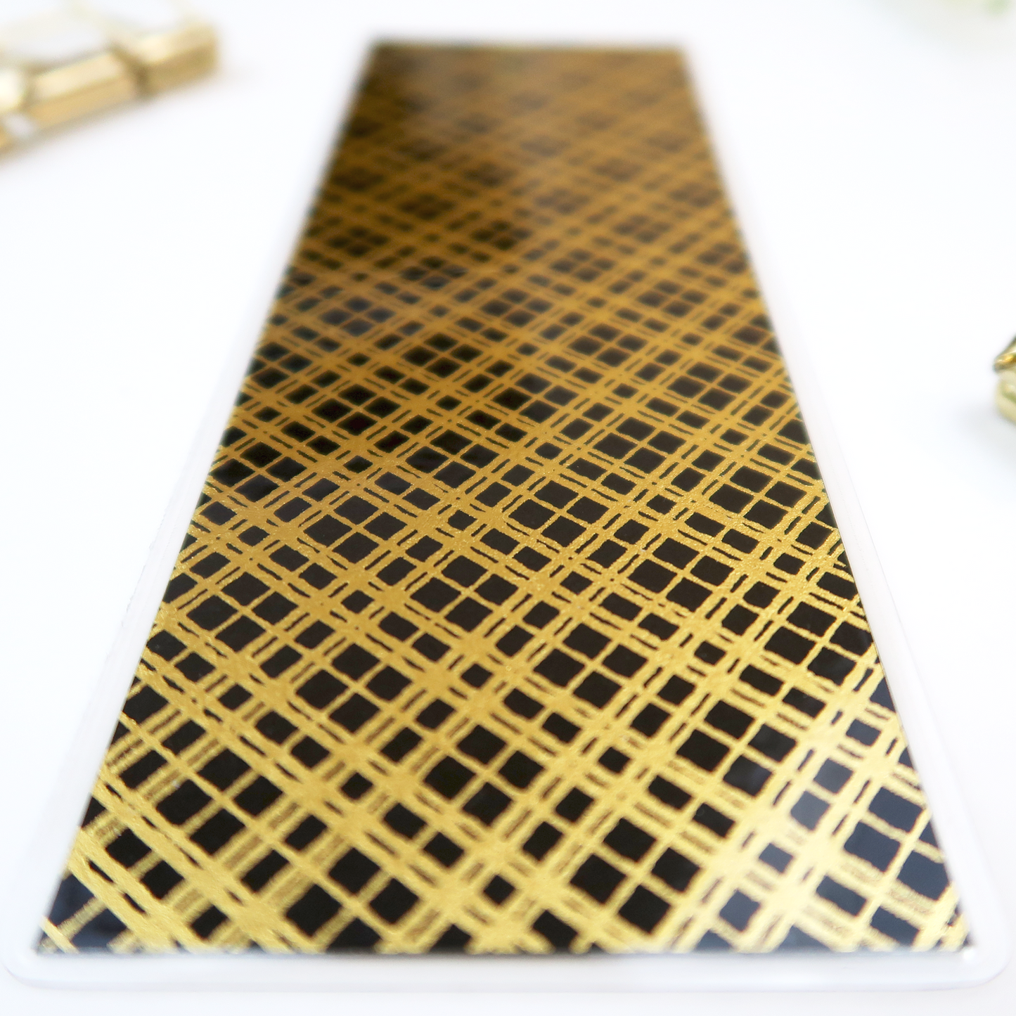 Criss-Cross Foil Bookmark