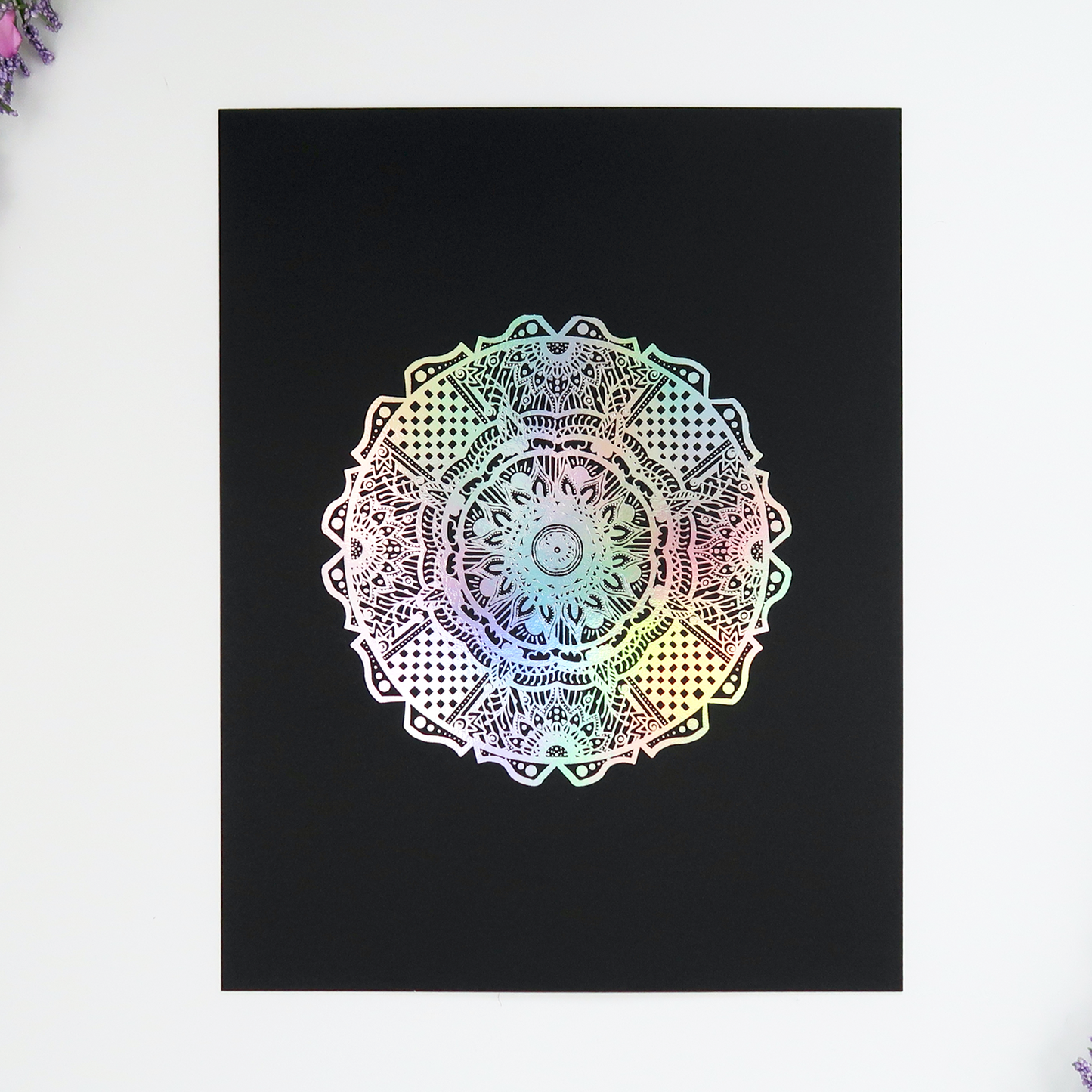 Henna Mandala Foil Print