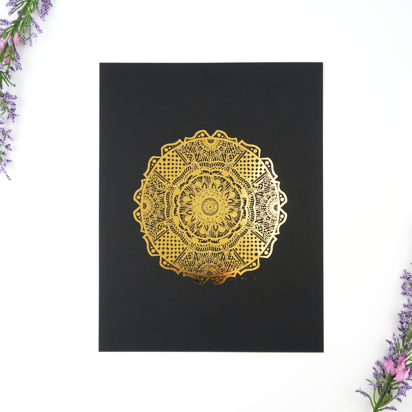 Henna Mandala Foil Print