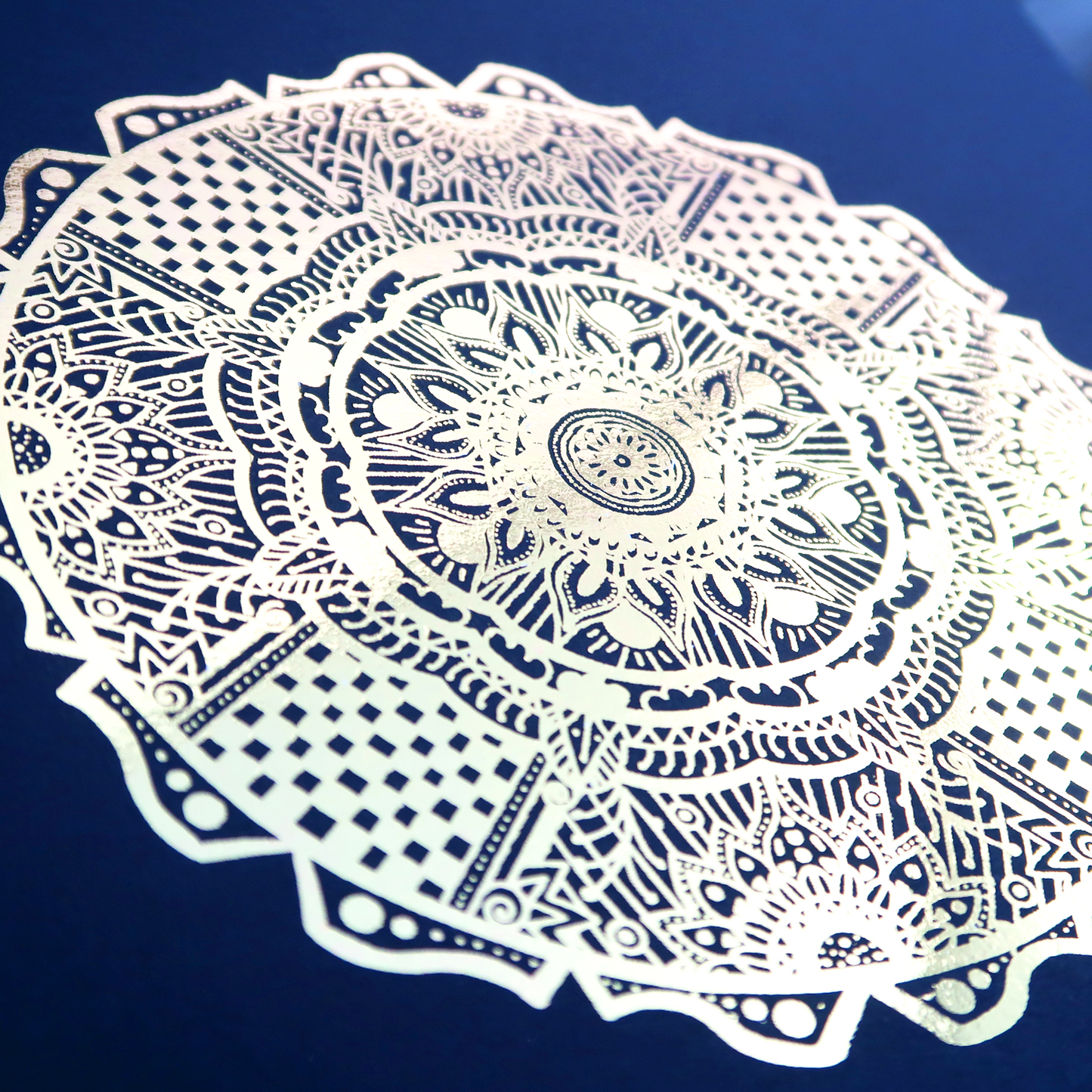 Henna Mandala Foil Print