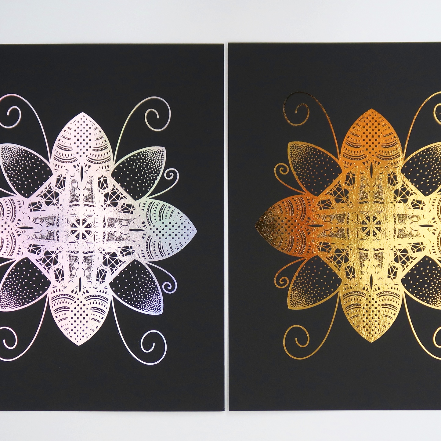 Flower Bug Foil Print