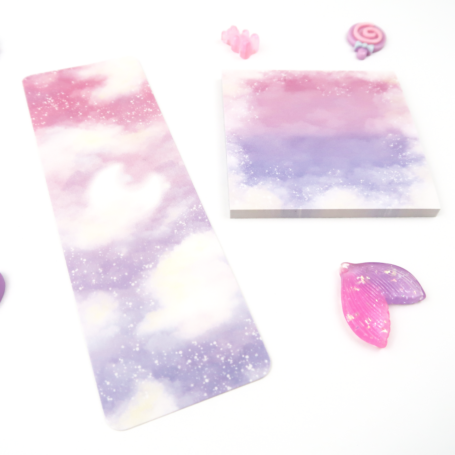 Dreamy Sunset Bookmark & Sticky Notes Bundle