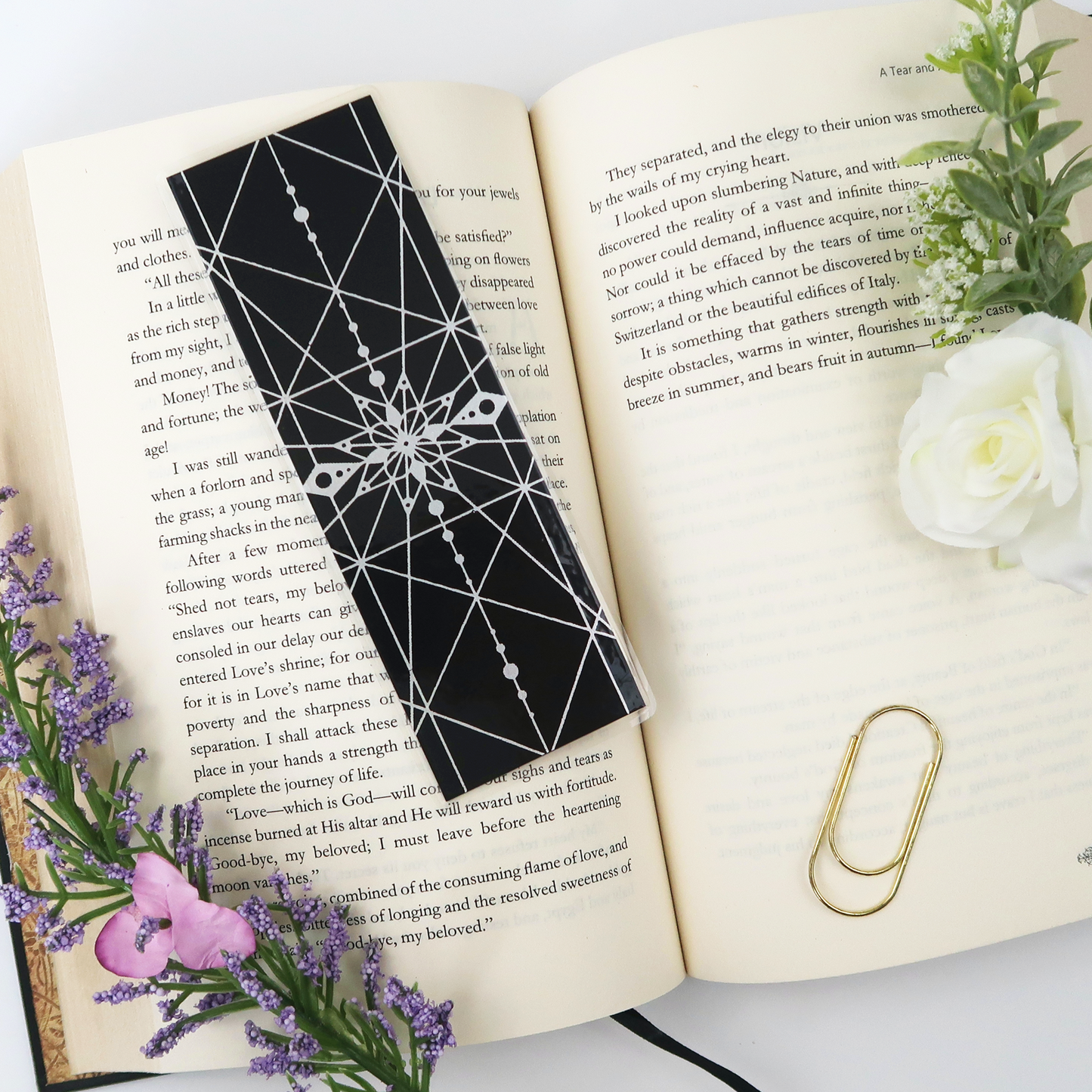 Magical Lines Foil Bookmark