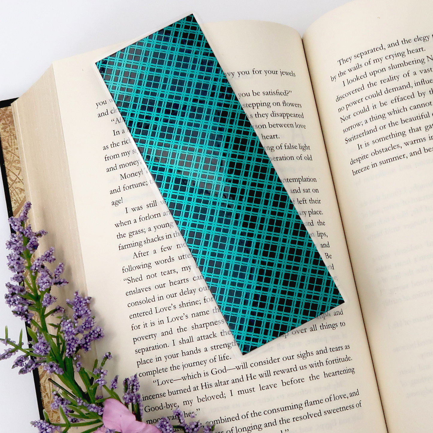 Criss-Cross Foil Bookmark