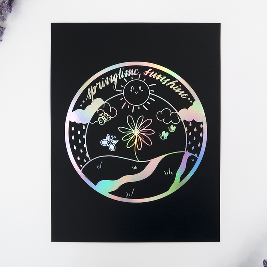Springtime Sunshine Foil Print