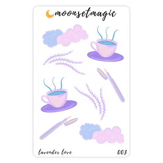 Lavender Love Sticker Sheet